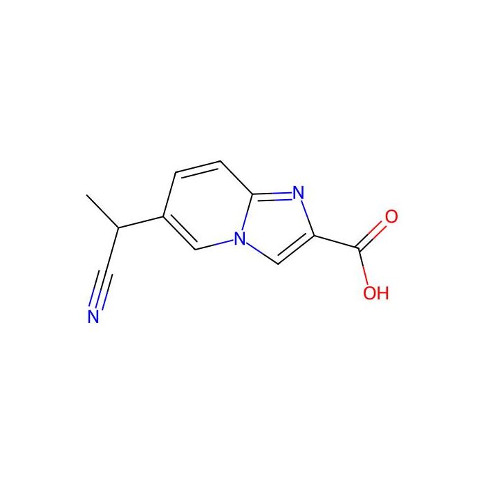 6-(1-cyanoethyl)imidazo[1,2-a]pyridine-2-carboxylic acid - ≥97% CAS No(2654760-76-4) by Aladdin Scientific