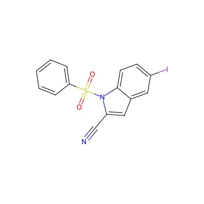 1-(benzenesulfonyl)-5-iodo-indole-2-carbonitrile - ≥97% CAS No(2816913-27-4) by Aladdin Scientific