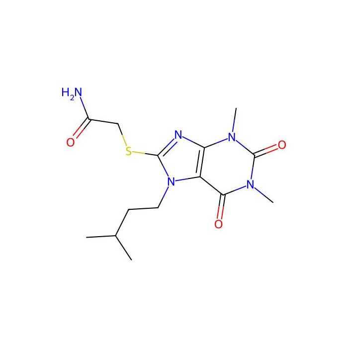 2-((7-isopentyl-1,3-dimethyl-2,6-dioxo-2,3,6,7-tetrahydro-1H-purin-8-yl)thio)acetamide -  CAS No(378202-71-2) by Aladdin Scientific