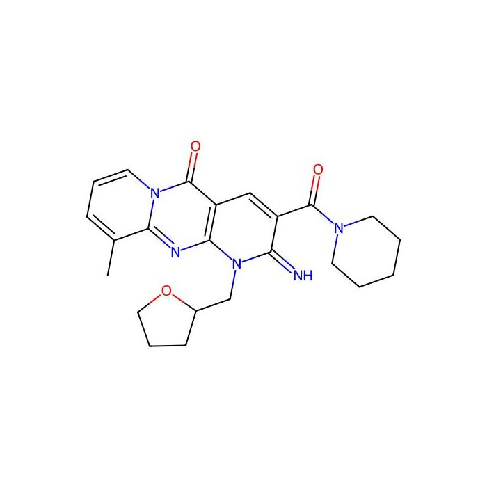 2-Imino-10-methyl-3-(1-piperidinylcarbonyl)-1-(tetrahydro-2-furanylmethyl)-1,2-dihydro-5H-dipyrido(1,2-A:2,3-D)pyrimidin-5-one - ≥95% CAS No(510761-12-3) by Aladdin Scientific