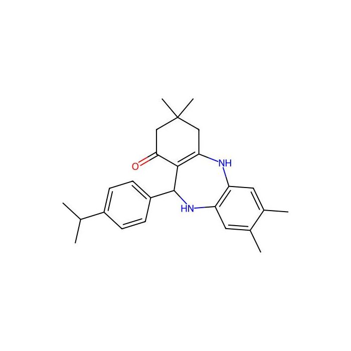 11-(4-isopropylphenyl)-3,3,7,8-tetramethyl-2,3,4,5,10,11-hexahydro-1H-dibenzo[b,e][1,4]diazepin-1-one -  CAS No(338748-43-9) by Aladdin Scientific