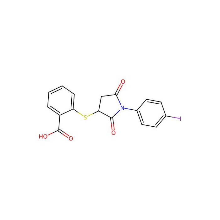 2-((1-(4-Iodophenyl)-2,5-dioxopyrrolidin-3-yl)thio)benzoic acid -  CAS No(514182-09-3) by Aladdin Scientific