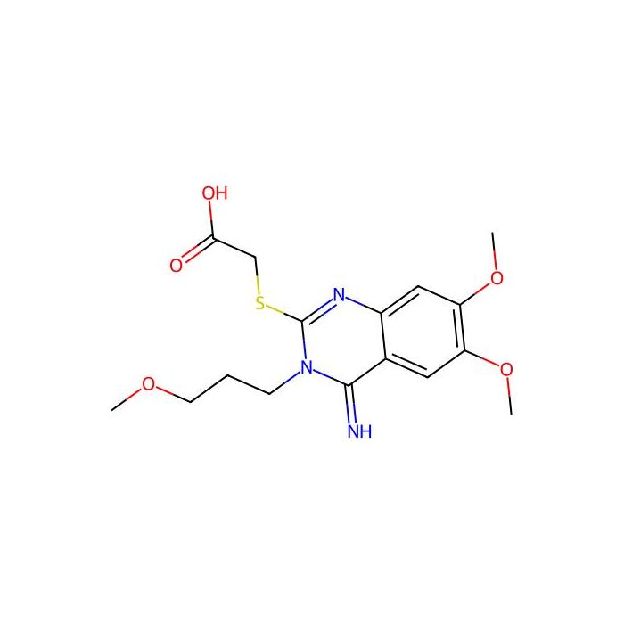2-{[4-Imino-6,7-dimethoxy-3-(3-methoxypropyl)-3,4-dihydro-2-quinazolinyl]sulfanyl}acetic acid -  CAS No(439096-37-4) by Aladdin Scientific