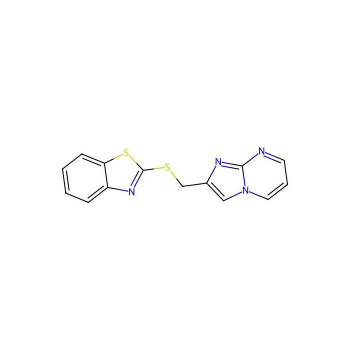 2-((Imidazo[1,2-a]pyrimidin-2-ylmethyl)thio)benzo[d]thiazole - ≥98% CAS No(302583-84-2) by Aladdin Scientific