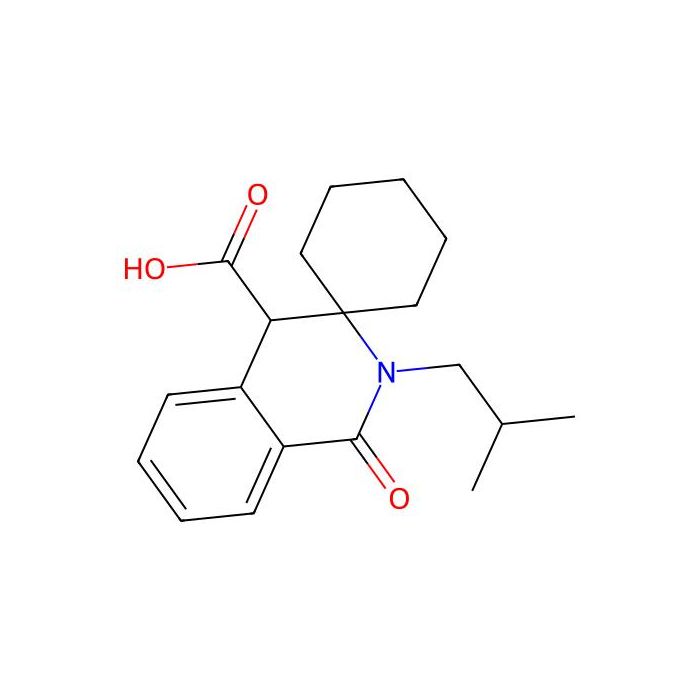 2'-Isobutyl-1'-oxo-1',4'-dihydro-2'H-spiro[cyclohexane-1,3'-isoquinoline]-4'-carboxylic acid - ≥95% CAS No(1225071-45-3) by Aladdin Scientific
