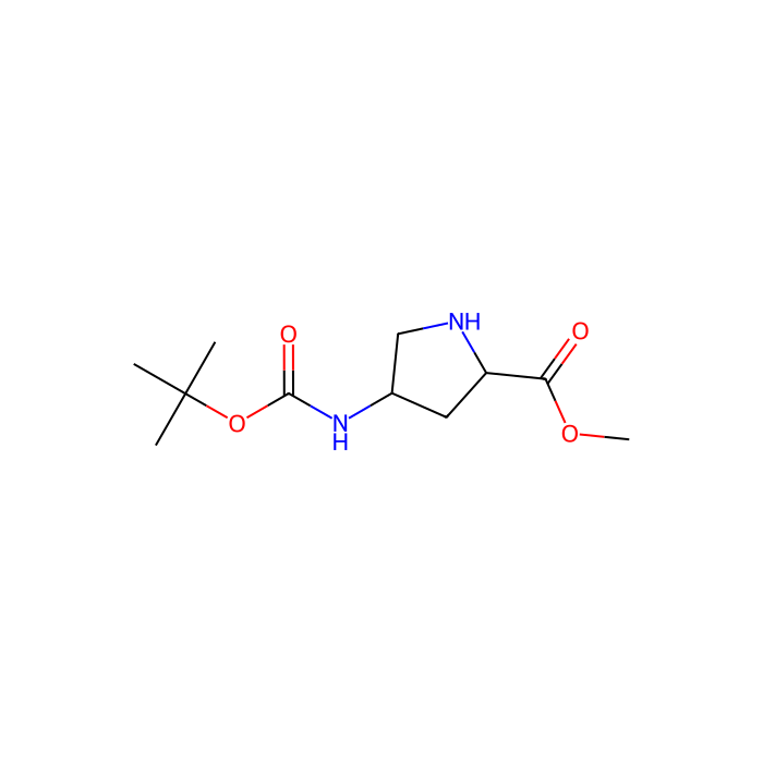 L-​Proline, 4-​[[(1,​1-​dimethylethoxy)​carbonyl]​amino]​-​, methyl ester, (4S)​- - ≥97% CAS No(168263-82-9) by Aladdin Scientific