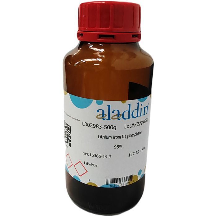 Lithium iron(II) phosphate - ≥98% CAS No(15365-14-7) by Aladdin Scientific