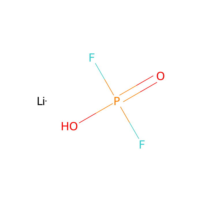 Lithium Phosphorodifluoridate（LiDFP） - ≥98% CAS No(24389-25-1) by Aladdin Scientific