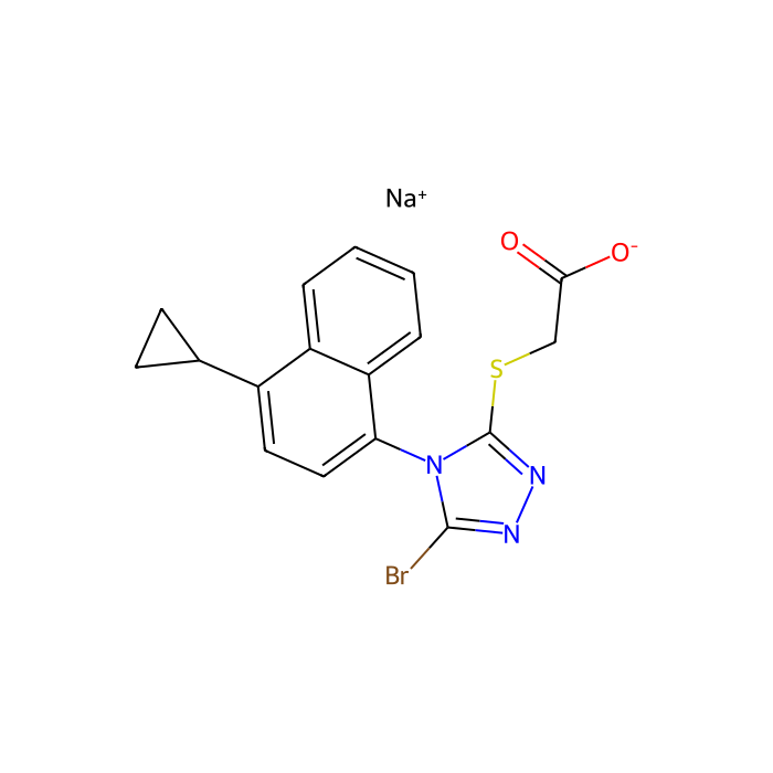 Lesinurad sodium - 10mM in DMSO CAS No(1151516-14-1) by Aladdin Scientific