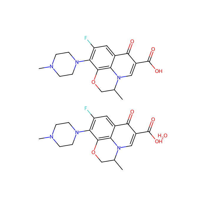 Levofloxacin hemihydrate - 10mM in DMSO CAS No(138199-71-0) by Aladdin Scientific