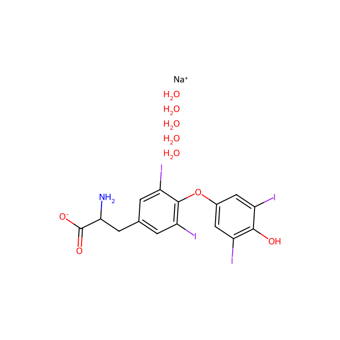 L-Thyroxine sodium salt pentahydrate (Sodium levothyroxine) - 10mM in DMSO CAS No(6106-07-6) by Aladdin Scientific