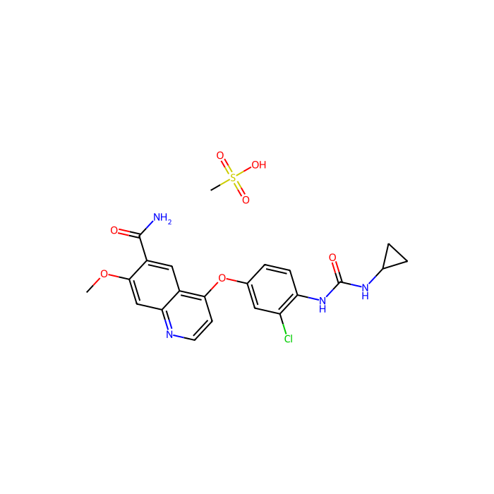 lenvatinib Mesylate - 10mM in DMSO CAS No(857890-39-2) by Aladdin Scientific