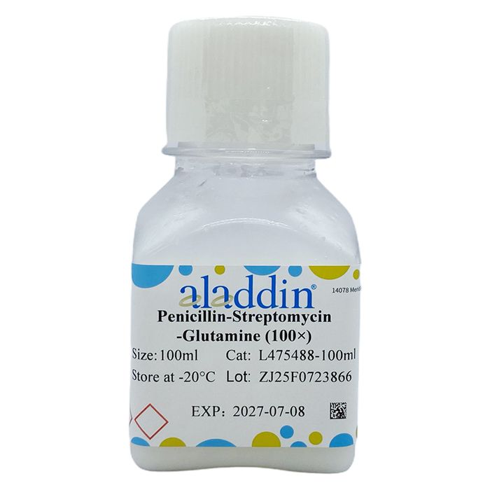 Penicillin-Streptomycin-Glutamine (100×) - BioReagent, for cell culture, sterile, 100×  by Aladdin Scientific