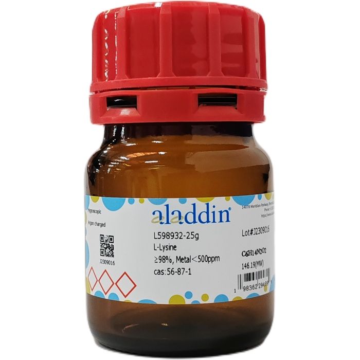 L-Lysine - Moligand™, ≥98%, Metal＜500ppm CAS No(56-87-1) by Aladdin Scientific