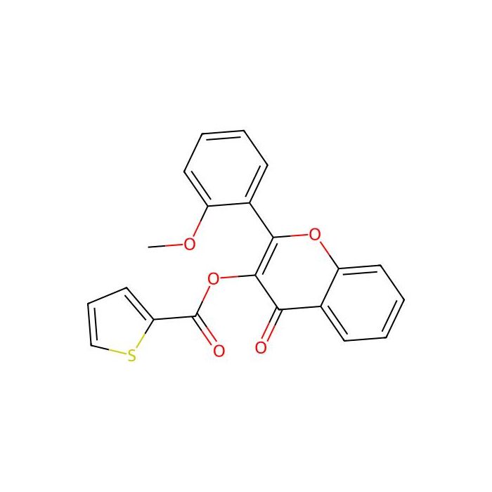 2-(2-methoxyphenyl)-4-oxo-4H-chromen-3-yl 2-thiophenecarboxylate - ≥90% CAS No(331459-66-6) by Aladdin Scientific