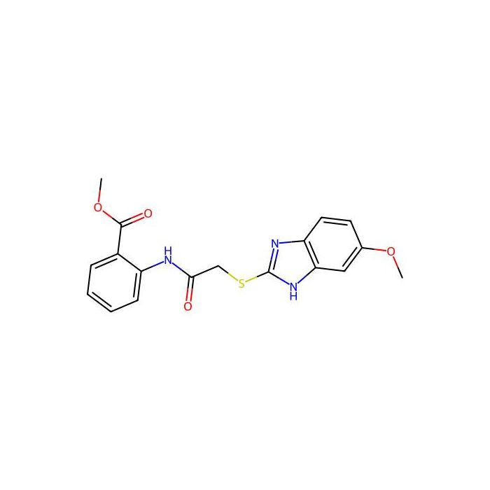methyl 2-[[2-[(6-methoxy-1H-benzimidazol-2-yl)sulfanyl]acetyl]amino]benzoate - ≥99% CAS No(330951-01-4) by Aladdin Scientific