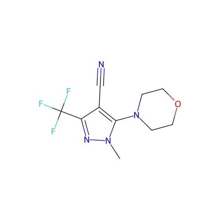 1-methyl-5-morpholino-3-(trifluoromethyl)-1H-pyrazole-4-carbonitrile -  CAS No(318517-82-7) by Aladdin Scientific