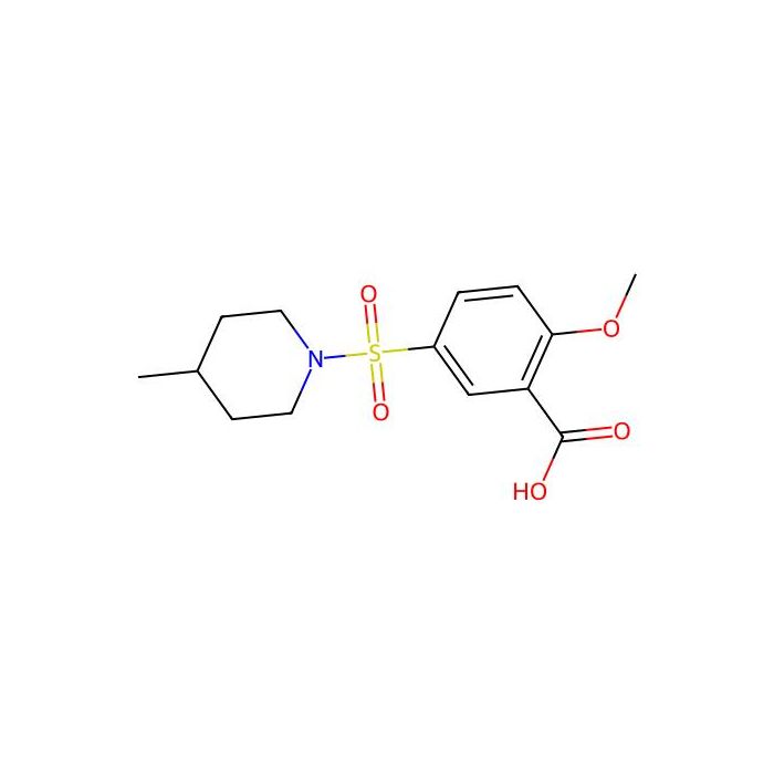 2-Methoxy-5-[(4-methylpiperidin-1-yl)sulfonyl]benzoic acid - ≥95% CAS No(326889-54-7) by Aladdin Scientific