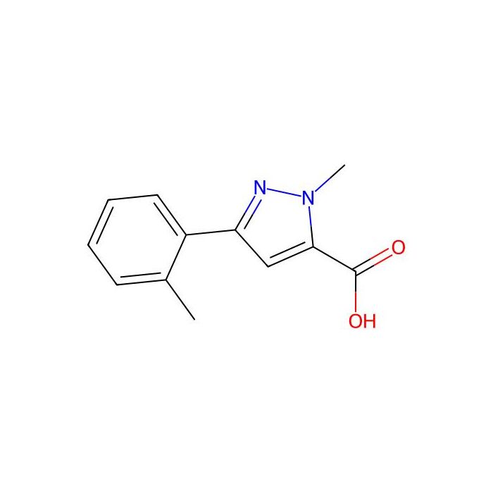 1-methyl-3-(2-methylphenyl)-1H-pyrazole-5-carboxylic acid - ≥98% CAS No(1170129-59-5) by Aladdin Scientific