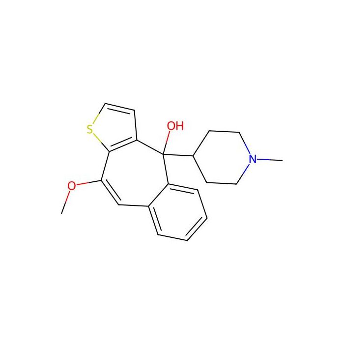 10-methoxy-4-(1-methylpiperidin-4-yl)-4H-benzo[4.5]cyclohepta[1,2-b]thiophene-4-ol - ≥95% CAS No(59743-88-3) by Aladdin Scientific