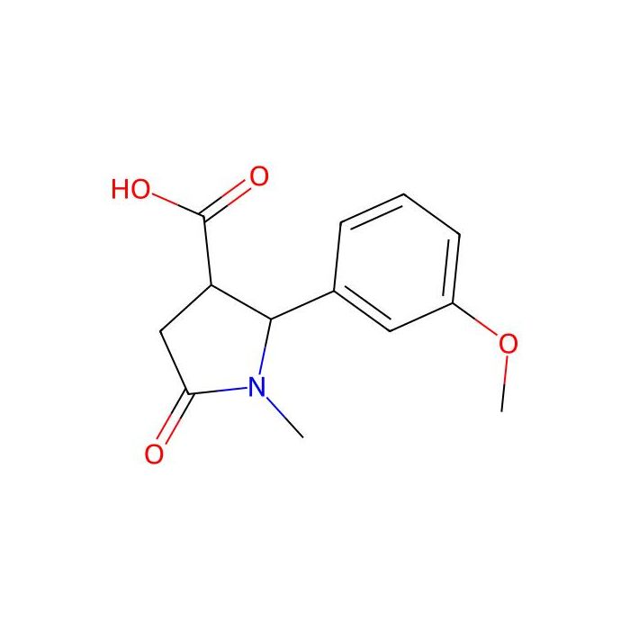 2-(3-Methoxyphenyl)-1-methyl-5-oxopyrrolidine-3-carboxylic acid - ≥95% CAS No(75810-51-4) by Aladdin Scientific