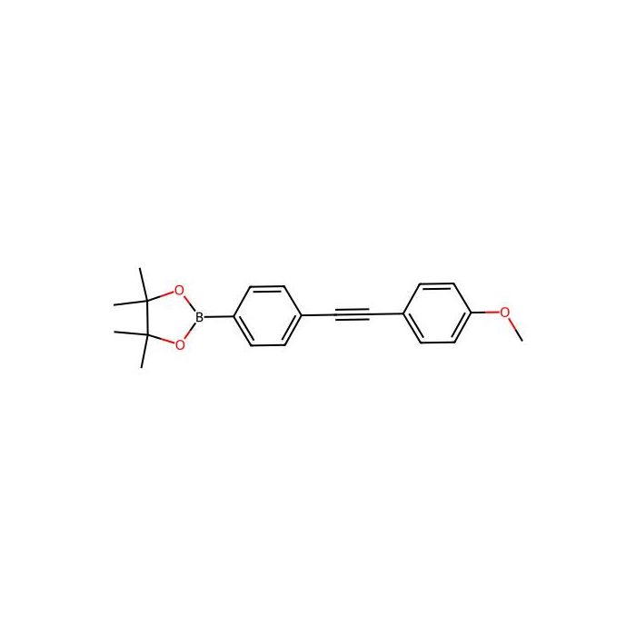 2-(4-(4-Methoxy-phenylethynyl)-phenyl)-4,4,5,5-tetramethyl-(1,3,2)dioxaborolane - ≥95% CAS No(1190376-24-9) by Aladdin Scientific