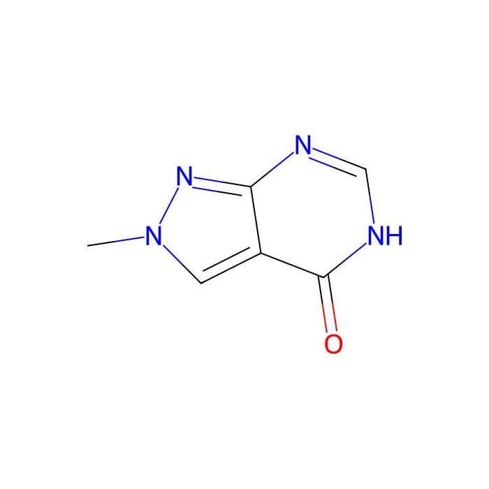 2-Methyl-2H,4H,5H-pyrazolo[3,4-d]pyrimidin-4-one - ≥98% CAS No(21230-41-1) by Aladdin Scientific
