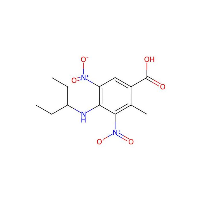 2-Methyl-3,5-dinitro-4-[(pentan-3-yl)amino]benzoic acid -  CAS No(127971-53-3) by Aladdin Scientific