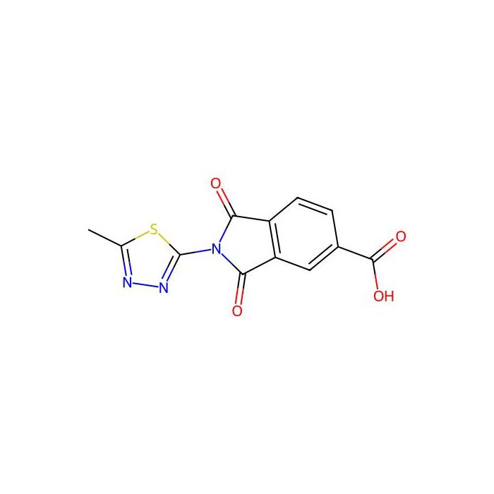 2-(5-Methyl-1,3,4-thiadiazol-2-YL)-1,3-dioxoisoindoline-5-carboxylic acid - ≥95% CAS No(384795-95-3) by Aladdin Scientific