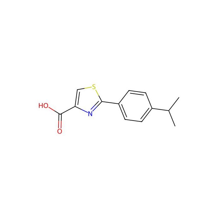 2-(4-(1-Methylethyl)phenyl)-4-thiazolecarboxylic acid - ≥98% CAS No(115311-26-7) by Aladdin Scientific