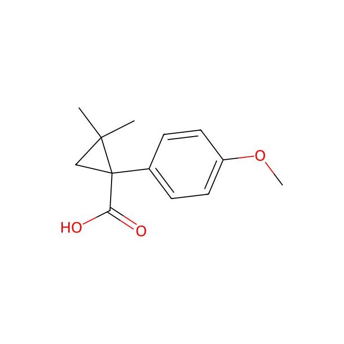 1-(4-Methoxyphenyl)-2,2-dimethylcyclopropanecarboxylic acid - ≥95% CAS No(884091-56-9) by Aladdin Scientific
