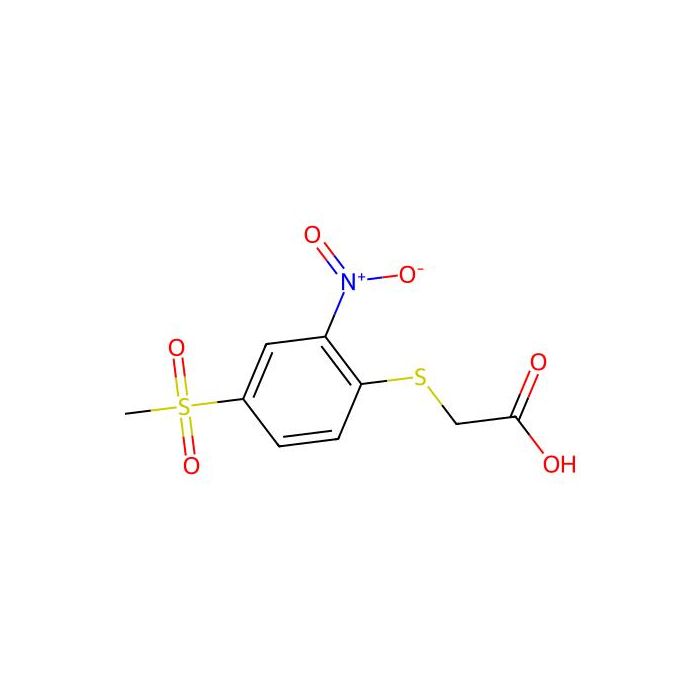 2-((4-(Methylsulfonyl)-2-nitrophenyl)thio)acetic acid - ≥95% CAS No(99358-36-8) by Aladdin Scientific