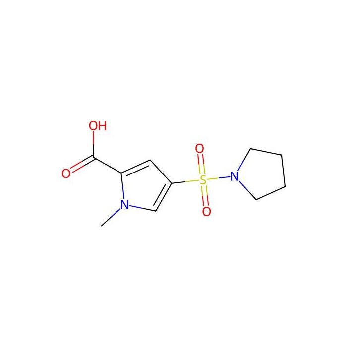 1-methyl-4-(pyrrolidine-1-sulfonyl)-1H-pyrrole-2-carboxylic acid - ≥95% CAS No(875163-17-0) by Aladdin Scientific
