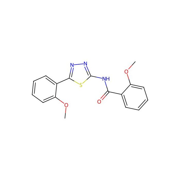 2-Methoxy-N-(5-(2-methoxyphenyl)-1,3,4-thiadiazol-2-yl)benzamide - ≥97% CAS No(701227-09-0) by Aladdin Scientific
