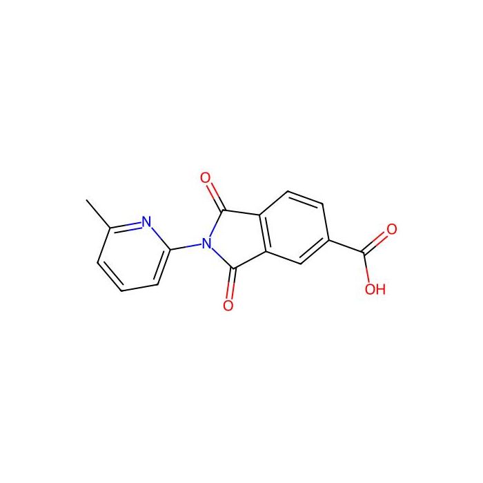 2-(6-Methylpyridin-2-YL)-1,3-dioxoisoindoline-5-carboxylic acid - ≥95% CAS No(328549-51-5) by Aladdin Scientific