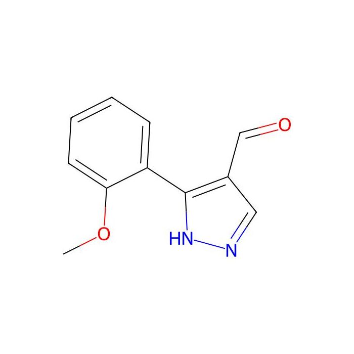 3-(2-Methoxyphenyl)-1H-pyrazole-4-carboxaldehyde - ≥98% CAS No(26033-21-6) by Aladdin Scientific
