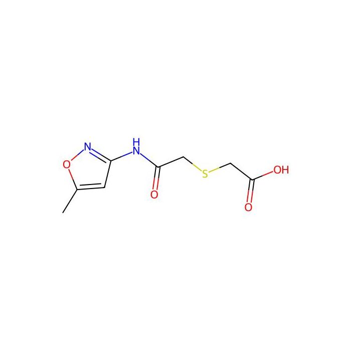 2-((((5-Methyl-1,2-oxazol-3-yl)carbamoyl)methyl)sulfanyl)acetic acid - ≥95% CAS No(436091-57-5) by Aladdin Scientific