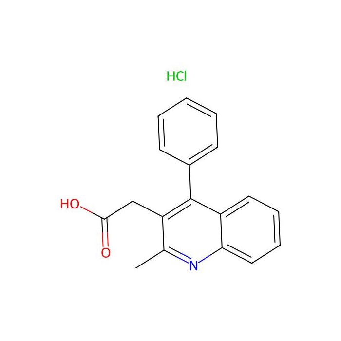 (2-Methyl-4-phenylquinolin-3-yl)acetic acid--hydrogen chloride (1/1) - ≥95% CAS No(17401-15-9) by Aladdin Scientific