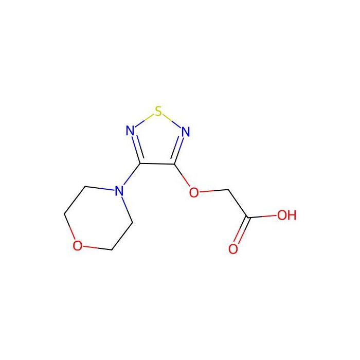 (4-Morpholin-4-yl-[1,2,5]thiadiazol-3-yloxy)-acetic acid - ≥95% CAS No(66950-03-6) by Aladdin Scientific