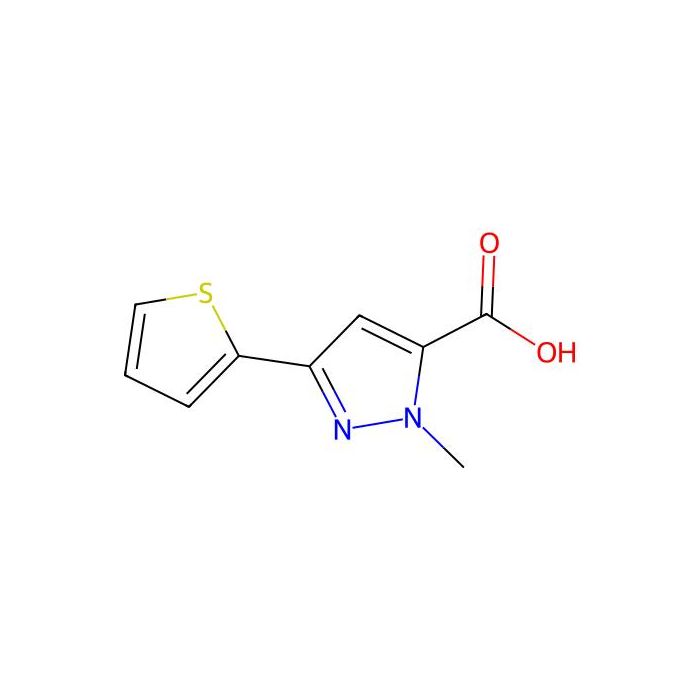 1-methyl-3-(thiophen-2-yl)-1H-pyrazole-5-carboxylic acid - ≥95% CAS No(871825-56-8) by Aladdin Scientific