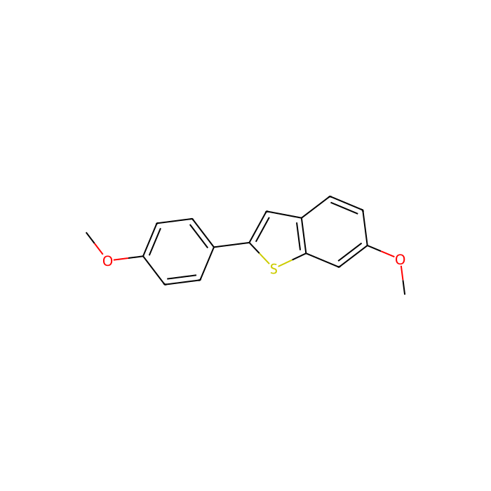 6-Methoxy-2-(4-methoxyphenyl)benzo[b]thiophene - ≥98% CAS No(63675-74-1) by Aladdin Scientific