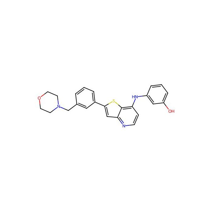 3-(2-(3-(Morpholinomethyl)phenyl)thieno[3,2-b]pyridin-7-ylamino)phenol -  CAS No(1228102-01-9) by Aladdin Scientific