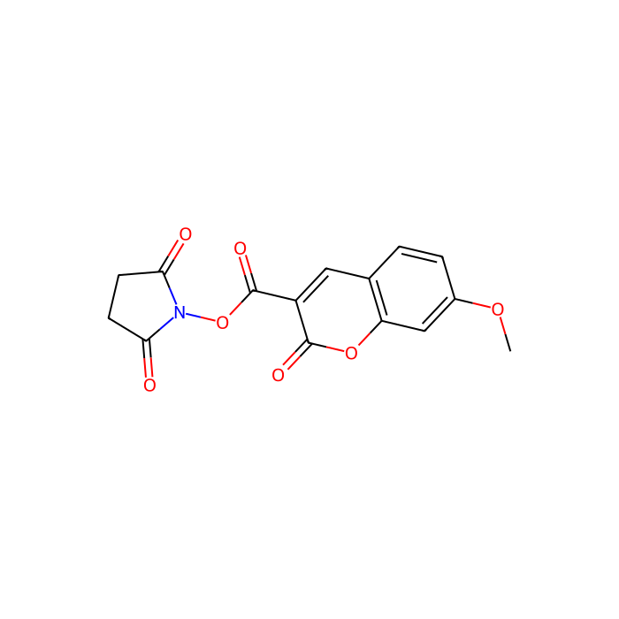 7-Methoxycoumarin-3-carboxylic acid N-succinimidyl ester - ≥97% CAS No(150321-92-9) by Aladdin Scientific
