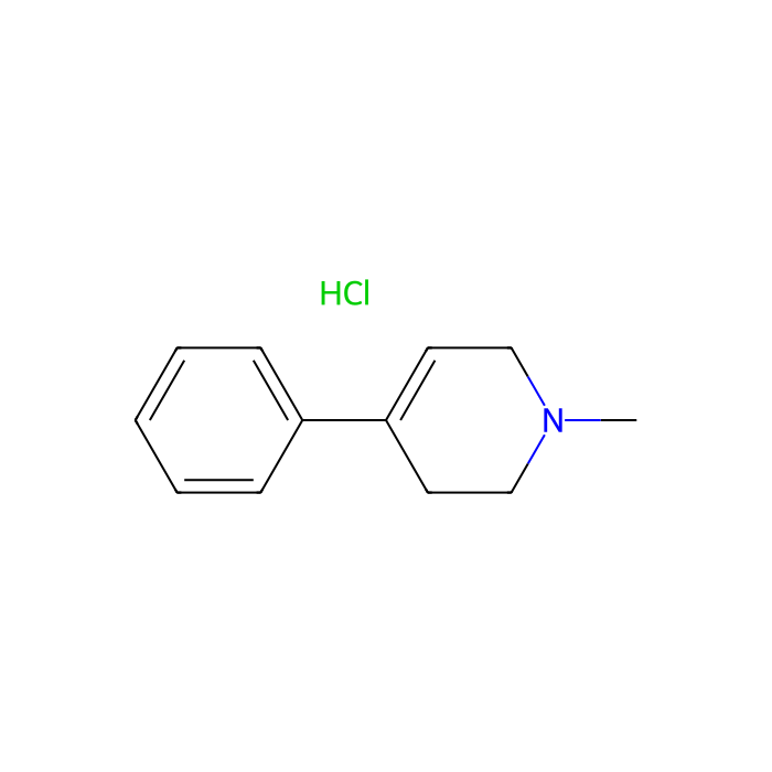 1-Methyl-4-phenyl-1,2,3,6-tetrahydropyridine Hydrochloride - Moligand™, ≥98% CAS No(23007-85-4) by Aladdin Scientific