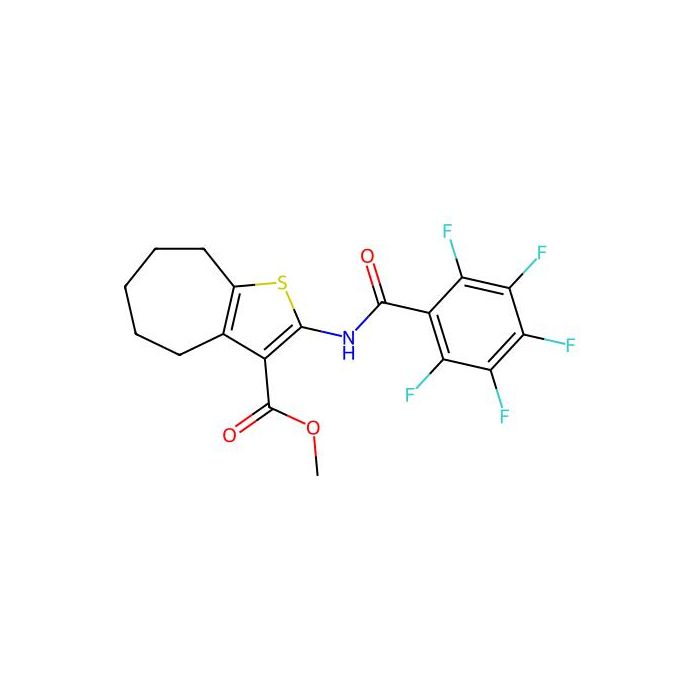 Methyl 2-(perfluorobenzamido)-5,6,7,8-tetrahydro-4H-cyclohepta[b]thiophene-3-carboxylate -  CAS No(420089-51-6) by Aladdin Scientific