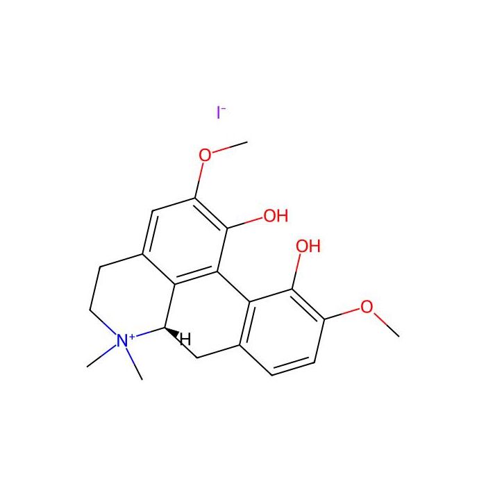 (+)-Magnoflorine iodide - Moligand™, 10 mM in DMSO CAS No(4277-43-4) by Aladdin Scientific