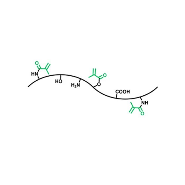 Gelatin methacryloyl (GelMA) - BioReagent,Gel strength 250 Bloom g; Degree of substitution 55%-65%; Methacrylic acid residue ≤100 ppm  by Aladdin Scientific