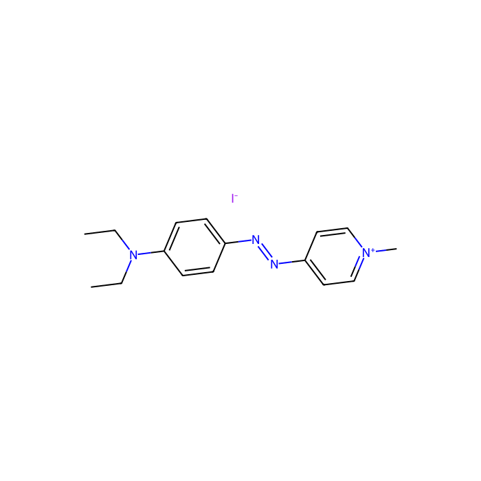 MDEPAP [=1-Methyl-4-(4-diethylaminophenylazo)pyridinium Iodide] [Extraction-spectrophotometric reagent for anionic surfactants] - ≥95%(HPLC)(N) CAS No(74920-80-2) by Aladdin Scientific