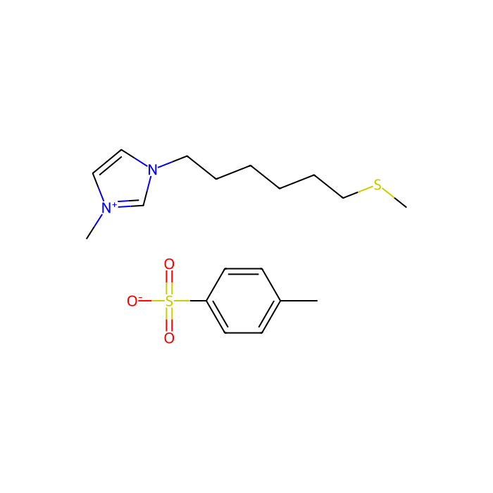 1-Methyl-3-[6-(methylthio)hexyl]imidazolium p-Toluenesulfonate - ≥95%(HPLC)(N) CAS No(1352947-63-7) by Aladdin Scientific