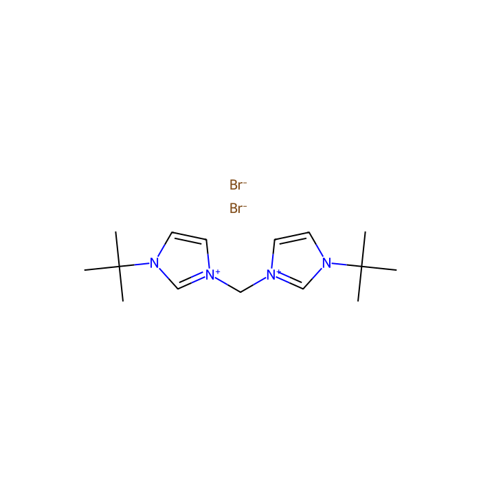 3,3'-Methylenebis(1-tert-butyl-3-imidazolium Bromide) - ≥98%(N) CAS No(247902-48-3) by Aladdin Scientific